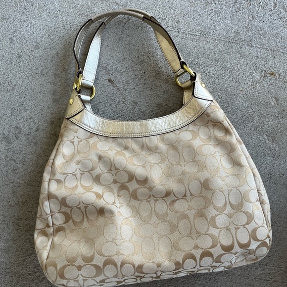 Coach gold soho signature large tote bag purse vintage y2k - Picture 2 of 7